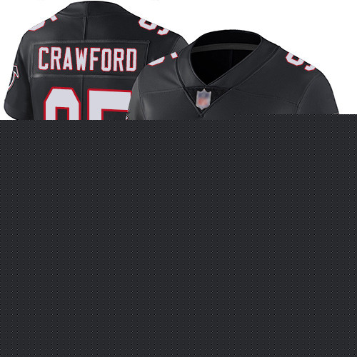 Atlanta Falcons Limited Black Women Jack Crawford Alternate Jersey NFL Football #95 Vapor Untouchable